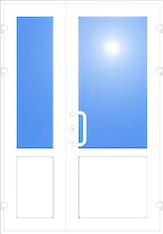Входные двери ПВХ