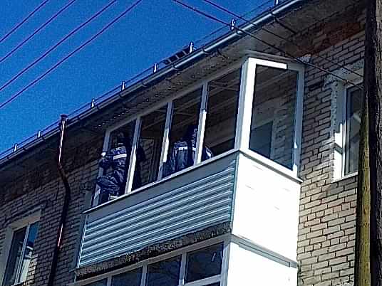 Остекление балкона в кирпичном доме